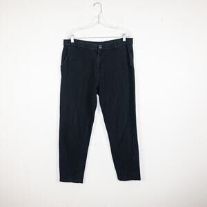 NAADAM Cotton Cashmere Fleece Pants in Black size Large